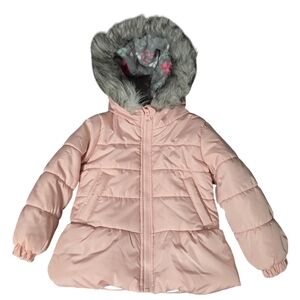 Girls' WeatherTamer Hooded Puffer Jacket Size 3T